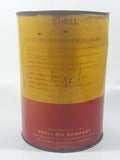 Vintage Shell Oil Company Darina AX Five Pound 2.268kg Grease Metal Can