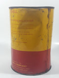 Vintage Shell Oil Company Darina AX Five Pound 2.268kg Grease Metal Can