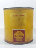 Vintage Shell Darina Grease AX 5LB Metal Can 6 3/8" Tall FULL Still Sealed Never Opened