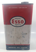 Vintage Imperial Products Esso Marvelube Gear Oil One Gallon Metal Can Made in Canada