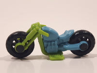 Kinder Surprise SE051 Blue and Green Plastic Miniature Toy Motor Cycle Vehicle