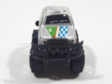 Unknown Brand Silver #5 Pull Back Plastic Toy Car Vehicle
