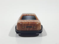 Unknown Brand Grizzly Bear Themed Brown Fur Texture Thin Metal Die Cast Toy Car Vehicle