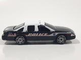 Yat Ming No. 840 Ford Crown Victoria Police Black and White Die Cast Toy Car Vehicle Missing Roof Lights