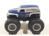 2017 Hot Wheels Monster Jam Grave Digger The Legend Monster Truck Silver and Blue Die Cast Toy Car Vehicle