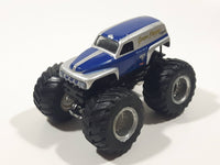 2017 Hot Wheels Monster Jam Grave Digger The Legend Monster Truck Silver and Blue Die Cast Toy Car Vehicle