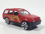 Motor Max No. 6072 Jeep Grand Cherokee Red 1/64 Scale Die Cast Toy Car Vehicle