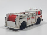 2000 Hot Wheels Virtual Collection Fire Eater Fire Truck White Die Cast Toy Car Vehicle