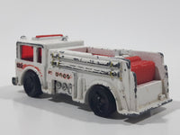 2000 Hot Wheels Virtual Collection Fire Eater Fire Truck White Die Cast Toy Car Vehicle