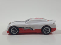 2019 Hot Wheels D-Muscle White and Red Plastic Body Die Cast Toy Car Vehicle McDonald's Happy Meal