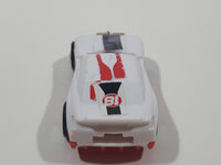 2019 Hot Wheels D-Muscle White and Red Plastic Body Die Cast Toy Car Vehicle McDonald's Happy Meal