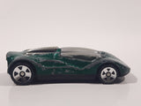 1999 Hot Wheels Double Cross Metalflake Dark Green Die Cast Toy Car Vehicle McDonald's Happy Meal 9/16