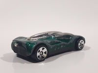 1999 Hot Wheels Double Cross Metalflake Dark Green Die Cast Toy Car Vehicle McDonald's Happy Meal 9/16