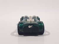 1999 Hot Wheels Double Cross Metalflake Dark Green Die Cast Toy Car Vehicle McDonald's Happy Meal 9/16