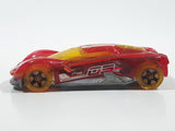 2019 Hot Wheels X-Raycers Crescendo Clear Red Die Cast Toy Car Vehicle