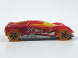 2019 Hot Wheels X-Raycers Crescendo Clear Red Die Cast Toy Car Vehicle