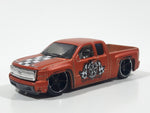 2010 Hot Wheels HW Garage Chevy Silverado Truck Satin Copper Die Cast Toy Car Vehicle Missing Bike