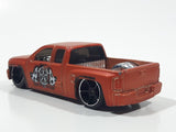 2010 Hot Wheels HW Garage Chevy Silverado Truck Satin Copper Die Cast Toy Car Vehicle Missing Bike