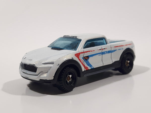 2019 Hot Wheels Hot Trucks 2-Tuff Truck White Die Cast Toy Car Vehicle