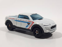 2019 Hot Wheels Hot Trucks 2-Tuff Truck White Die Cast Toy Car Vehicle