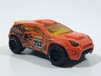 2010 Hot Wheels Jungle Rally Toyota RSC (Rugged Sport Coupe) Orange Die Cast Toy Concept Car SUV Vehicle