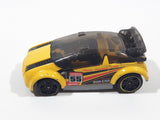 2014 Hot Wheels Track Aces Super Gnat Yellow Die Cast Toy Car Vehicle