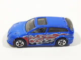 2005 Hot Wheels Dual Cool Audacious Blue Die Cast Toy Car Vehicle 5SP