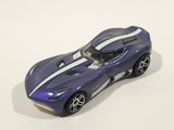 2017 Hot Wheels Exotics Velocita Purple Die Cast Toy Car Vehicle