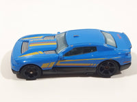 2017 Hot Wheels Muscle Mania D-Muscle Blue Die Cast Toy Car Vehicle