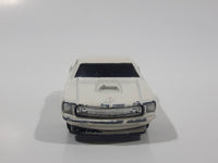 2007 Hot Wheels '69 Mustang Pearl White Die Cast Toy Muscle Car Vehicle