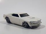 2007 Hot Wheels '69 Mustang Pearl White Die Cast Toy Muscle Car Vehicle