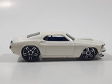 2007 Hot Wheels '69 Mustang Pearl White Die Cast Toy Muscle Car Vehicle