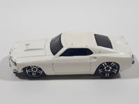 2007 Hot Wheels '69 Mustang Pearl White Die Cast Toy Muscle Car Vehicle