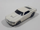 2007 Hot Wheels '69 Mustang Pearl White Die Cast Toy Muscle Car Vehicle