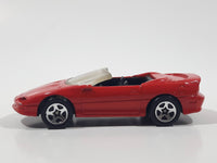 1995 Hot Wheels Camaro Convertible Red Die Cast Toy Car Vehicle 5SP