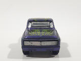 2018 Hot Wheels HW Flames Custom '69 Chevy Pickup Truck Purple Die Cast Toy Car Vehicle