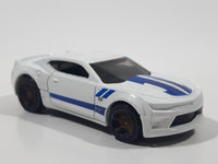 2017 Hot Wheels Camaro Fifty 2016 Camaro SS White Die Cast Toy Car Vehicle