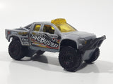 2018 Hot Wheels HW Hot Trucks Sandblaster Truck Metallic Silver Die Cast Toy Car Vehicle