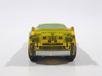 2016 Hot Wheels Track Stars Power Rage Clear Yellow Die Cast Toy Car Vehicle