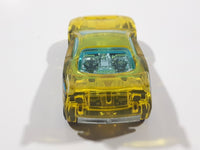 2016 Hot Wheels Track Stars Power Rage Clear Yellow Die Cast Toy Car Vehicle