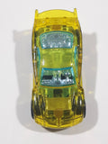 2016 Hot Wheels Track Stars Power Rage Clear Yellow Die Cast Toy Car Vehicle