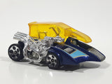 2007 Hot Wheels Wild Things Motor Psycho Popcycle Metalflake Dark Blue Die Cast Toy Car Vehicle