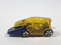 2007 Hot Wheels Wild Things Motor Psycho Popcycle Metalflake Dark Blue Die Cast Toy Car Vehicle