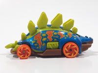 2019 Hot Wheels Dino Riders Motosaurus Blue Die Cast Toy Car Vehicle