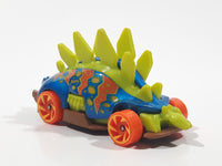 2019 Hot Wheels Dino Riders Motosaurus Blue Die Cast Toy Car Vehicle