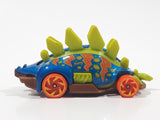 2019 Hot Wheels Dino Riders Motosaurus Blue Die Cast Toy Car Vehicle