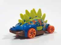 2019 Hot Wheels Dino Riders Motosaurus Blue Die Cast Toy Car Vehicle