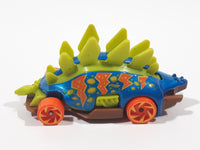 2019 Hot Wheels Dino Riders Motosaurus Blue Die Cast Toy Car Vehicle