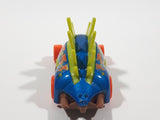 2019 Hot Wheels Dino Riders Motosaurus Blue Die Cast Toy Car Vehicle