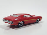 2011 Hot Wheels '72 Ford Gran Torino Sport Red Die Cast Toy Muscle Car Vehicle